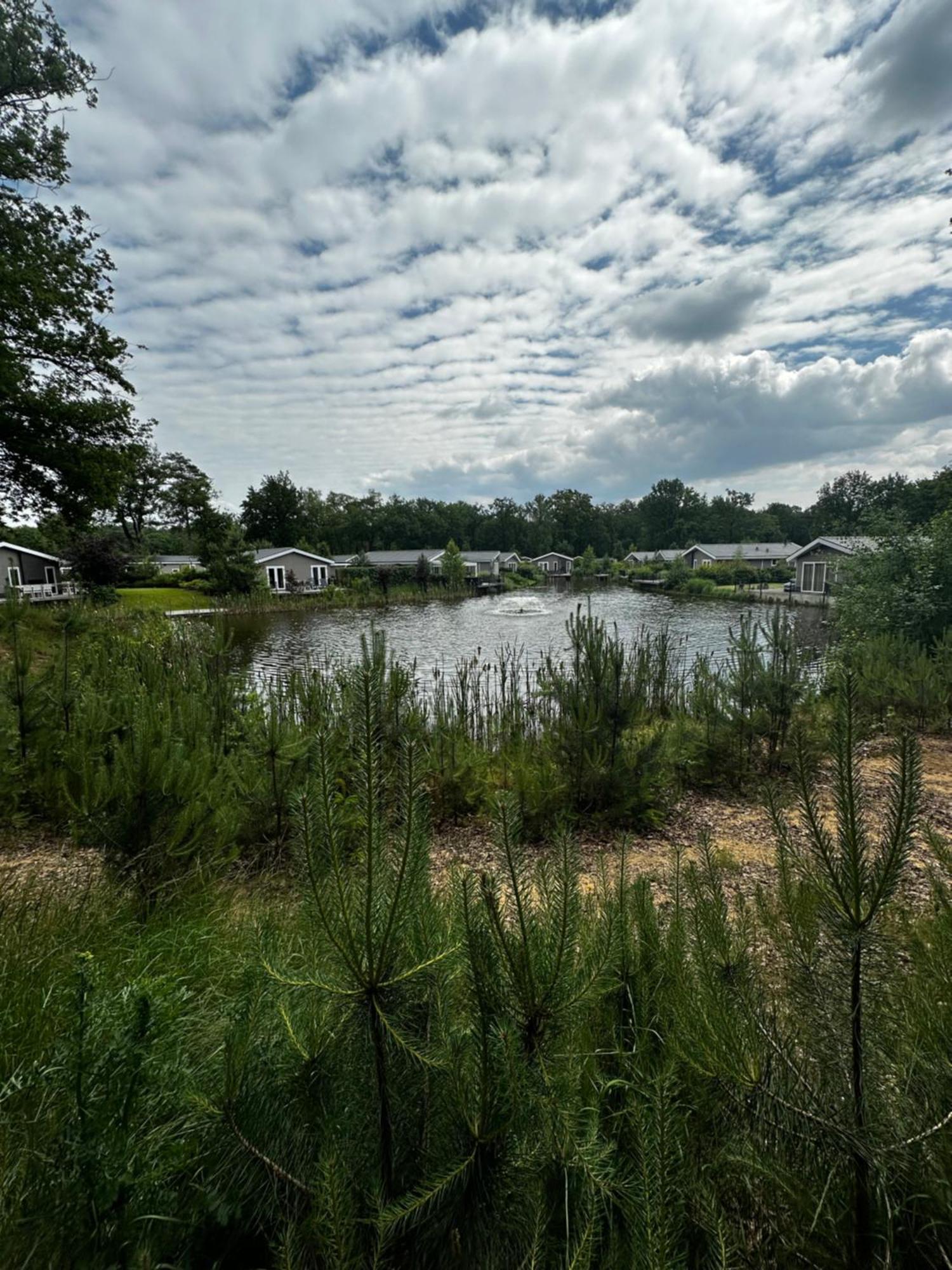 Sfeervolle Blokhut Op De Veluwe Op Recreatiepark Topparken In Beekbergen Met Vrije Tuin En Eigen Parkeerplaats エクステリア 写真